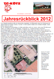 Rueckblick 2012